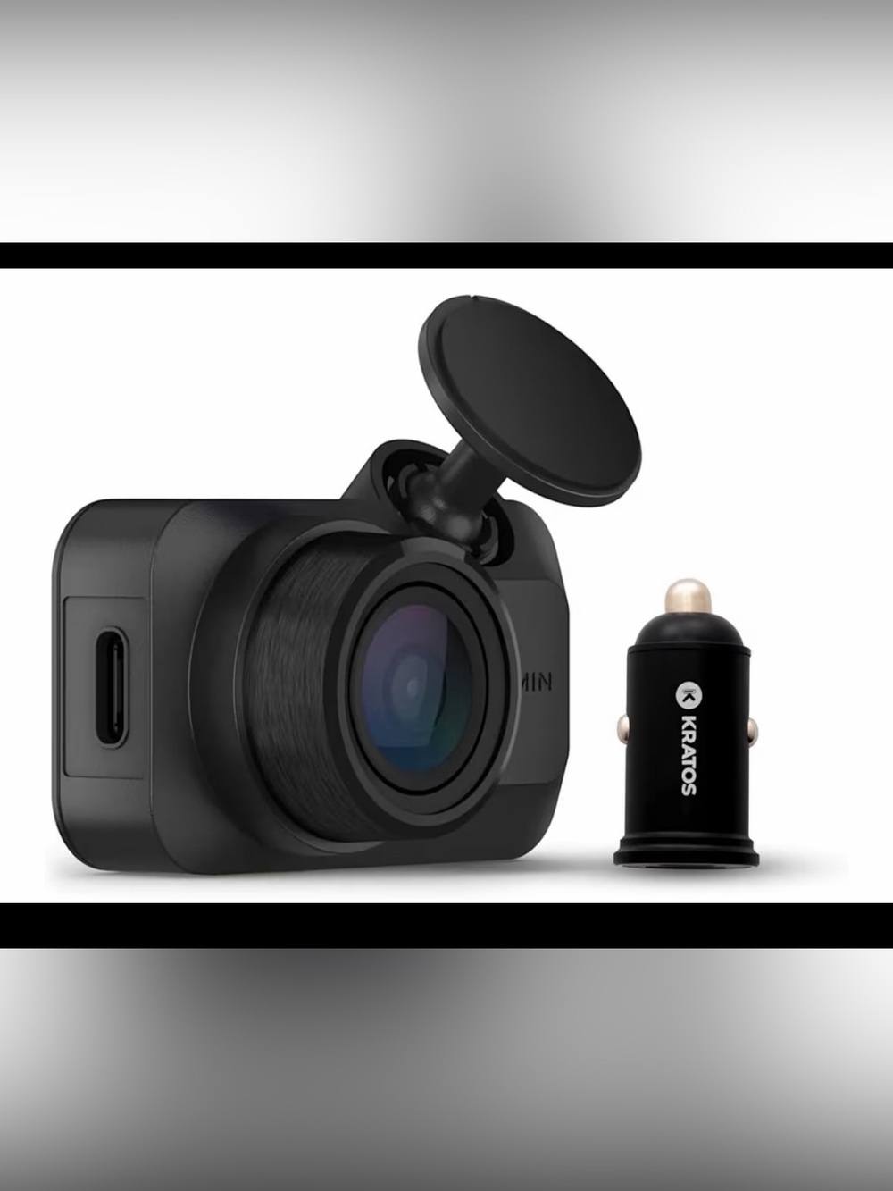 Garmin Dash 4K Cam Mini 3 Ultra-Compact 1080p - 140-Degree Field of View (Black)
